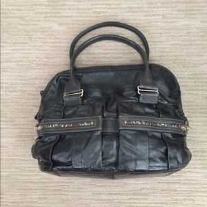 Chloe- See by Chloe Leather Tote-Black
